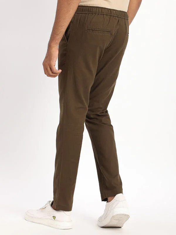 Men's Brooklyn Fit Cotton Stretch Trousers - Image 4