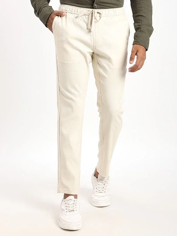 Men's Brooklyn Fit Cotton Stretch Trousers - Image 6