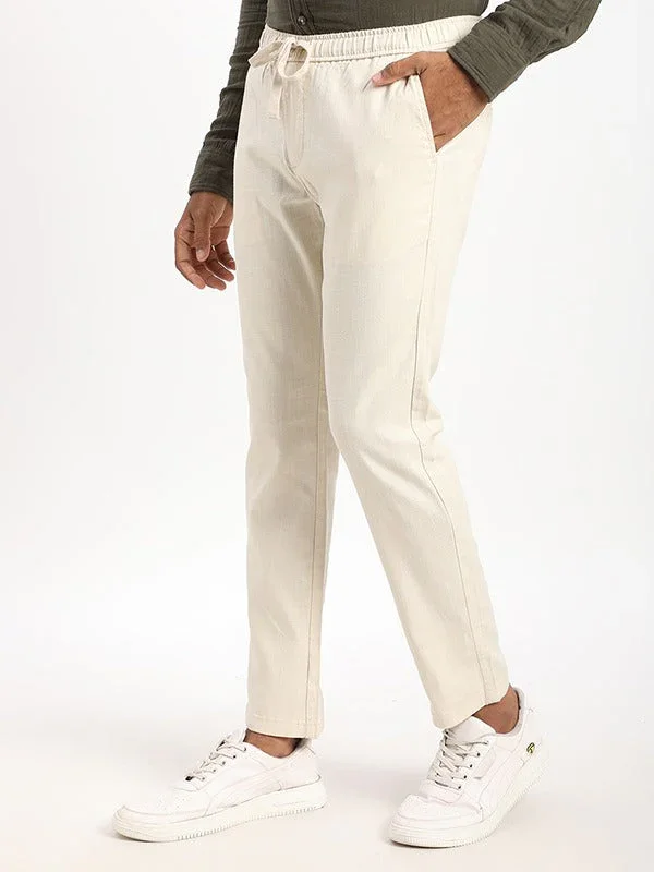 Men's Brooklyn Fit Cotton Stretch Trousers - Image 7