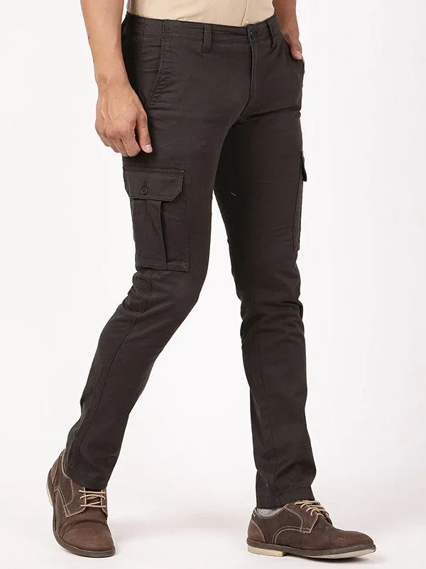 Men's Brooklyn Fit Cotton Stretch Trousers - Image 7