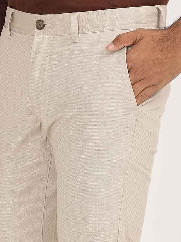 Men's Brooklyn Fit Cotton Stretch Trousers - Image 2
