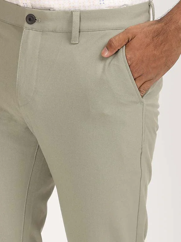 Men's Brooklyn Fit Cotton Stretch Trousers - Image 6