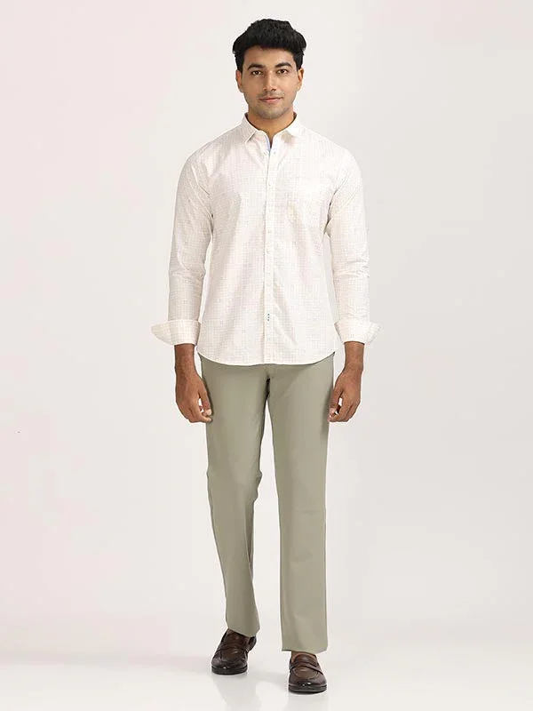 Men's Brooklyn Fit Cotton Stretch Trousers - Image 7
