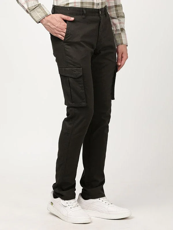 Men's Brooklyn Fit Cotton Stretch Trousers - Image 2