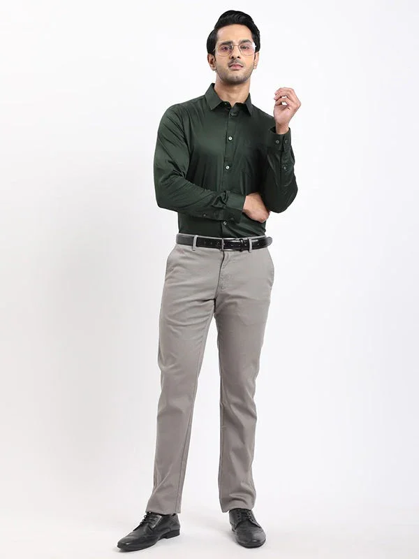 Men's Brooklyn Fit Cotton Stretch Trousers - Image 5