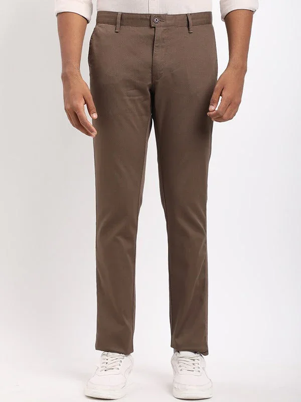 Men's Brooklyn Fit Cotton Stretch Trousers - Image 6