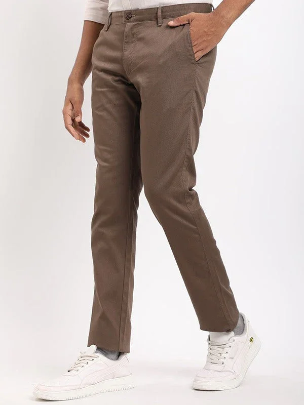 Men's Brooklyn Fit Cotton Stretch Trousers - Image 7