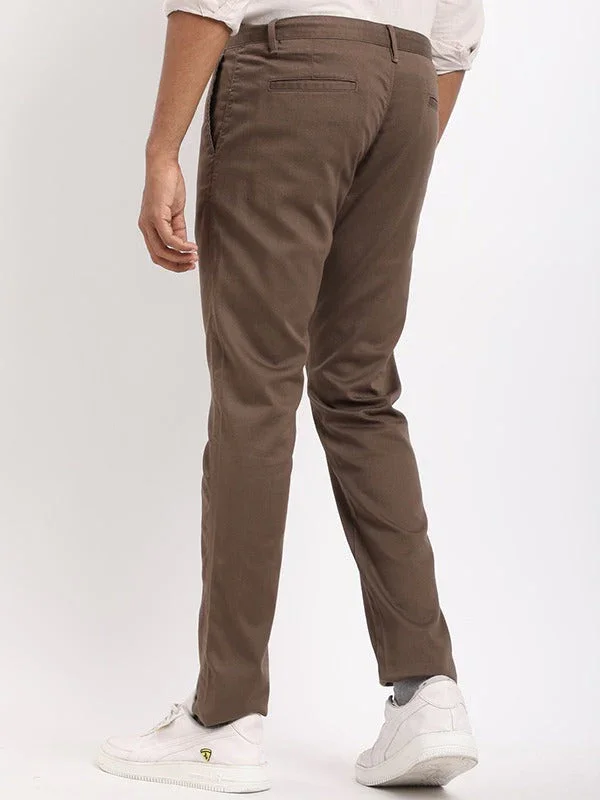 Men's Brooklyn Fit Cotton Stretch Trousers - Image 9