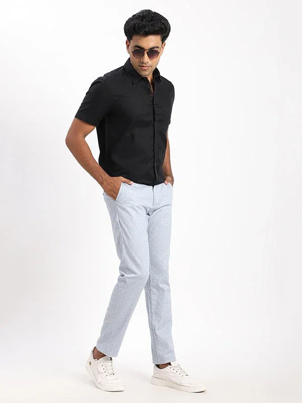 Men's Brooklyn Fit Cotton Stretch Trousers - Image 10