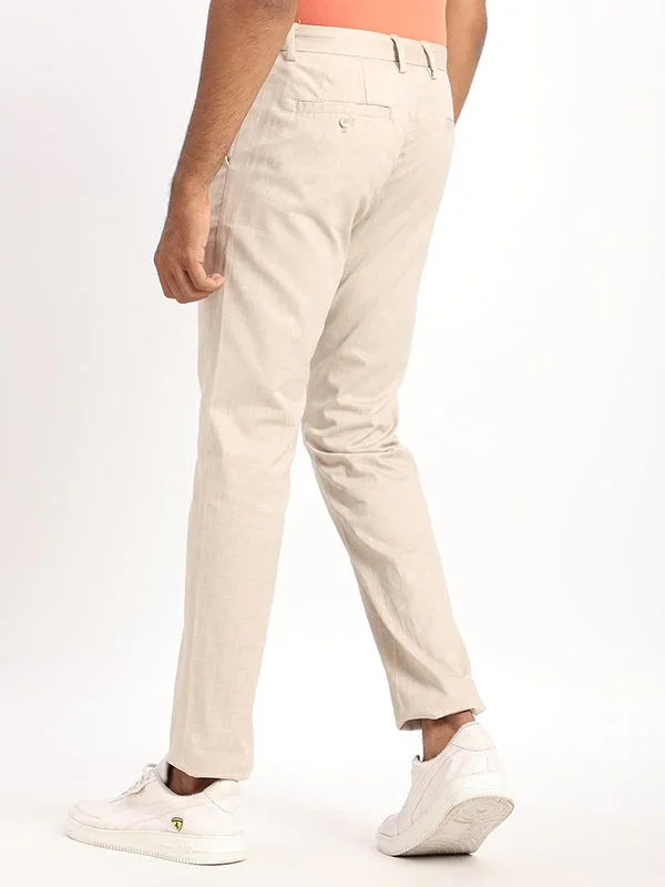 Men's Brooklyn Fit Cotton Stretch Trousers - Image 4