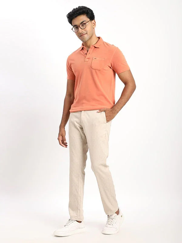 Men's Brooklyn Fit Cotton Stretch Trousers - Image 5