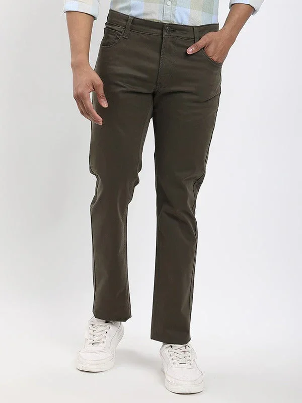 Men's Brooklyn Fit Cotton Stretch Trousers - Image 11