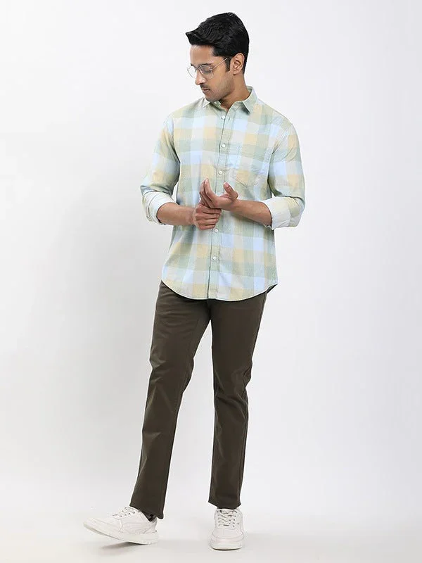 Men's Brooklyn Fit Cotton Stretch Trousers - Image 15