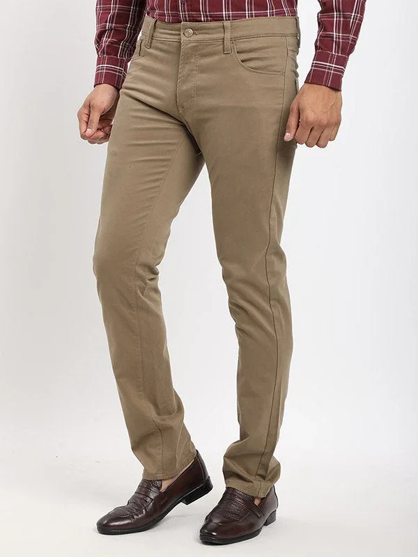 Men's Brooklyn Fit Cotton Stretch Trousers - Image 2