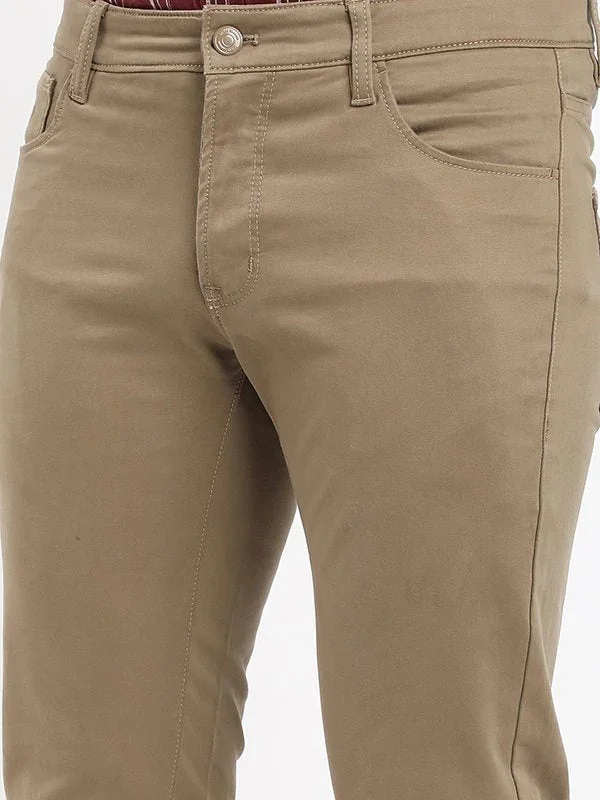 Men's Brooklyn Fit Cotton Stretch Trousers - Image 3