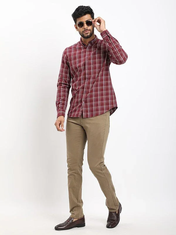 Men's Brooklyn Fit Cotton Stretch Trousers - Image 5