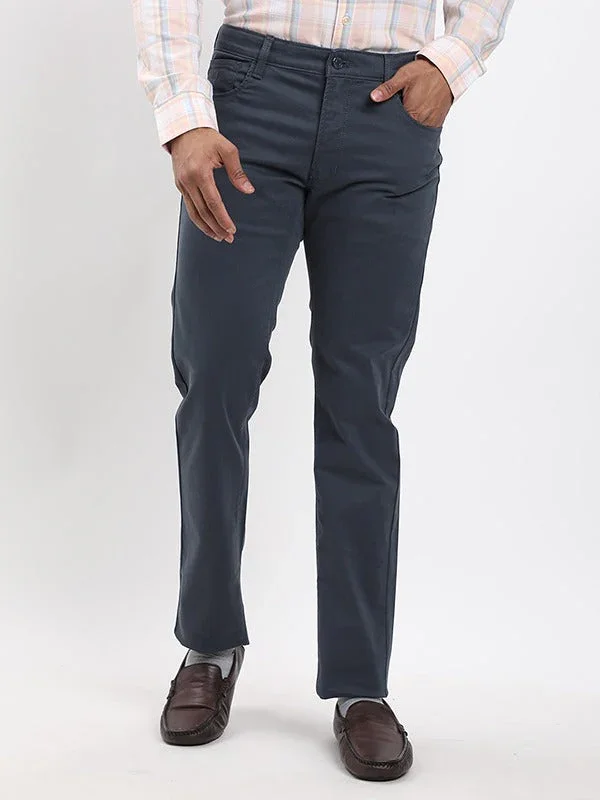 Men's Brooklyn Fit Cotton Stretch Trousers - Image 6