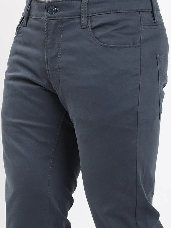 Men's Brooklyn Fit Cotton Stretch Trousers - Image 8