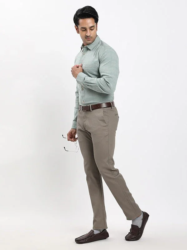 Men's Brooklyn Fit Cotton Stretch Trousers - Image 10