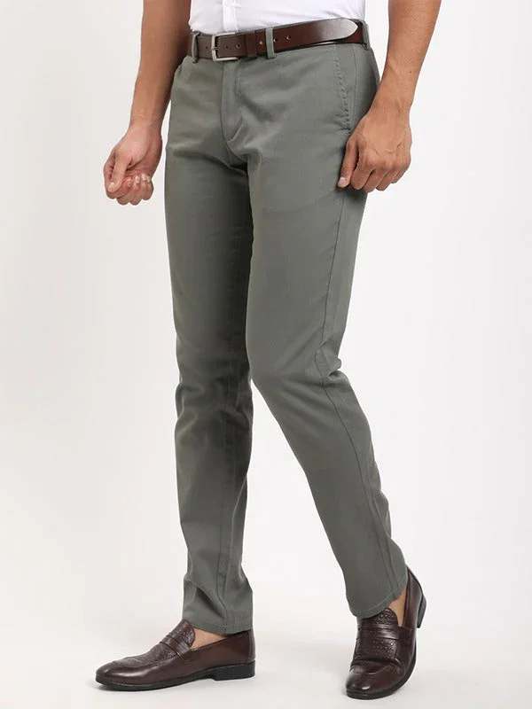 Men's Brooklyn Fit Cotton Stretch Trousers - Image 2
