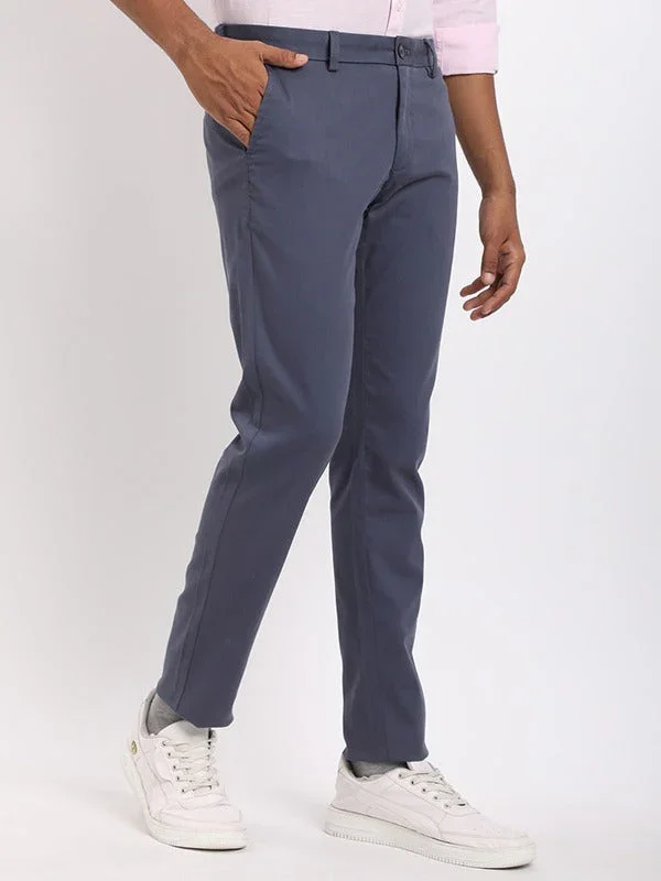 Men's Brooklyn Fit Cotton Stretch Trousers - Image 7