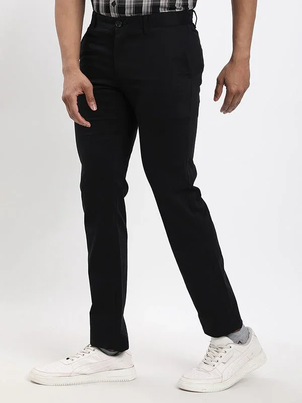 Men's Brooklyn Fit Cotton Stretch Trousers - Image 12