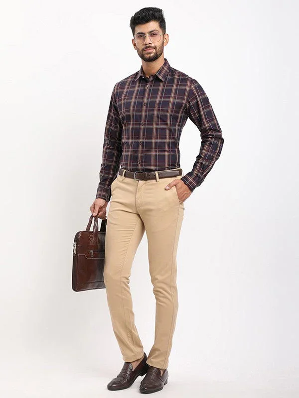 Men's Brooklyn Fit Cotton Stretch Trousers - Image 10
