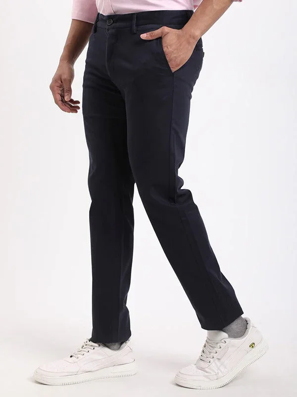 Men's Brooklyn Fit Cotton Stretch Trousers - Image 12