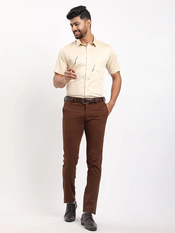 Men's Brooklyn Fit Cotton Stretch Trousers - Image 25