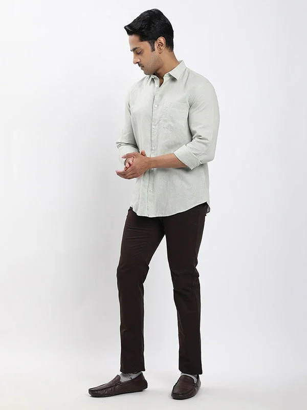 Men's Brooklyn Fit Cotton Stretch Trousers - Image 10