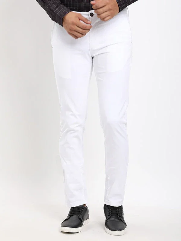 Men's Brooklyn Fit Cotton Stretch Trousers - Image 11