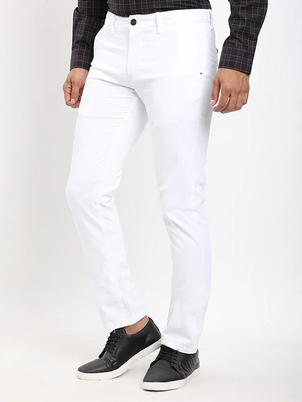Men's Brooklyn Fit Cotton Stretch Trousers - Image 12