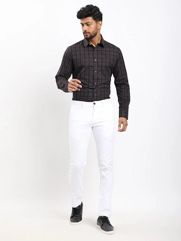 Men's Brooklyn Fit Cotton Stretch Trousers - Image 15
