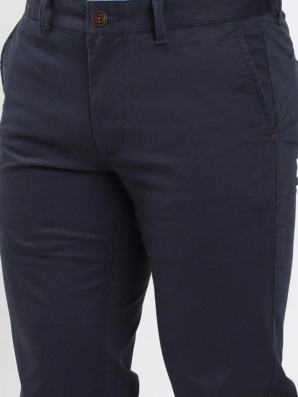 Men's Brooklyn Fit Cotton Stretch Trousers - Image 3