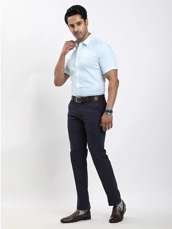 Men's Brooklyn Fit Cotton Stretch Trousers - Image 5