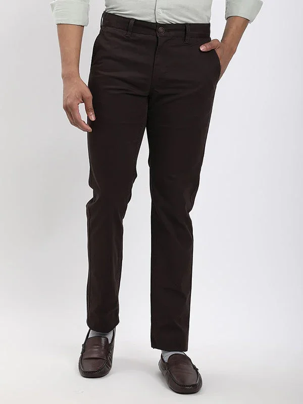 Men's Brooklyn Fit Cotton Stretch Trousers - Image 6