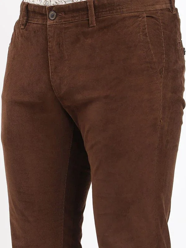 Men's Brooklyn Fit Cotton Stretch Trousers - Image 3
