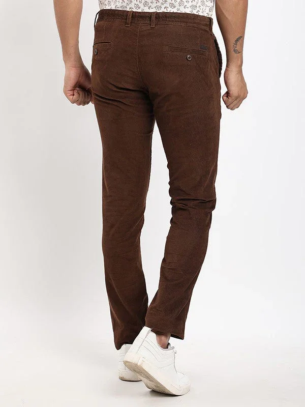Men's Brooklyn Fit Cotton Stretch Trousers - Image 4