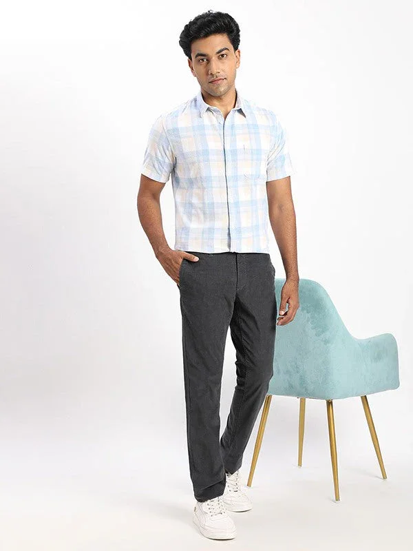 Men's Brooklyn Fit Cotton Stretch Trousers - Image 5