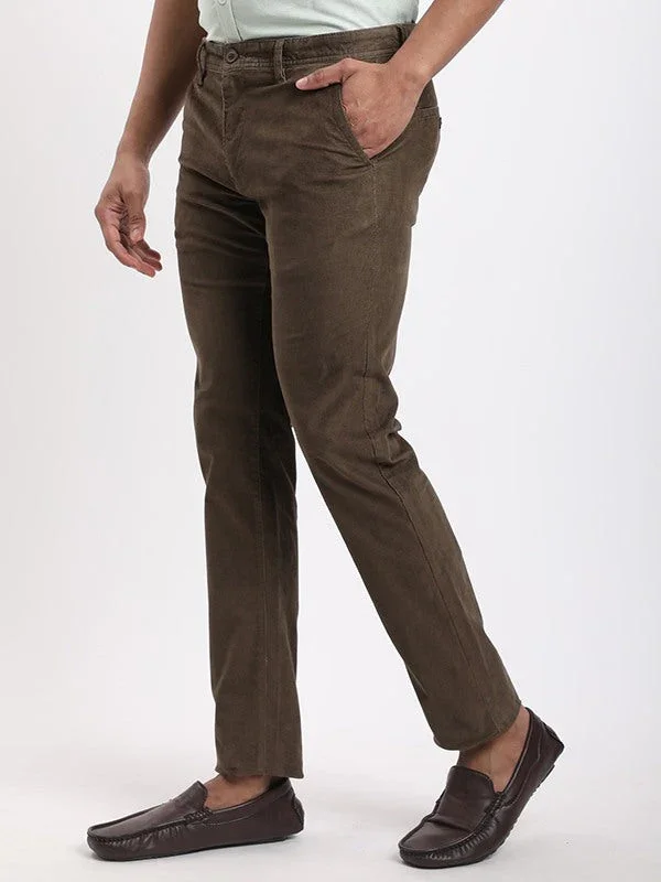 Men's Brooklyn Fit Cotton Stretch Trousers - Image 2