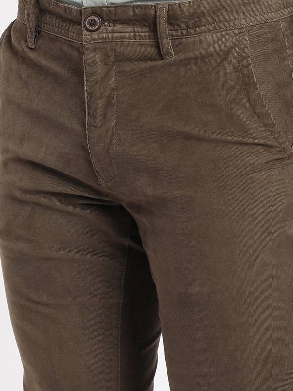 Men's Brooklyn Fit Cotton Stretch Trousers - Image 3