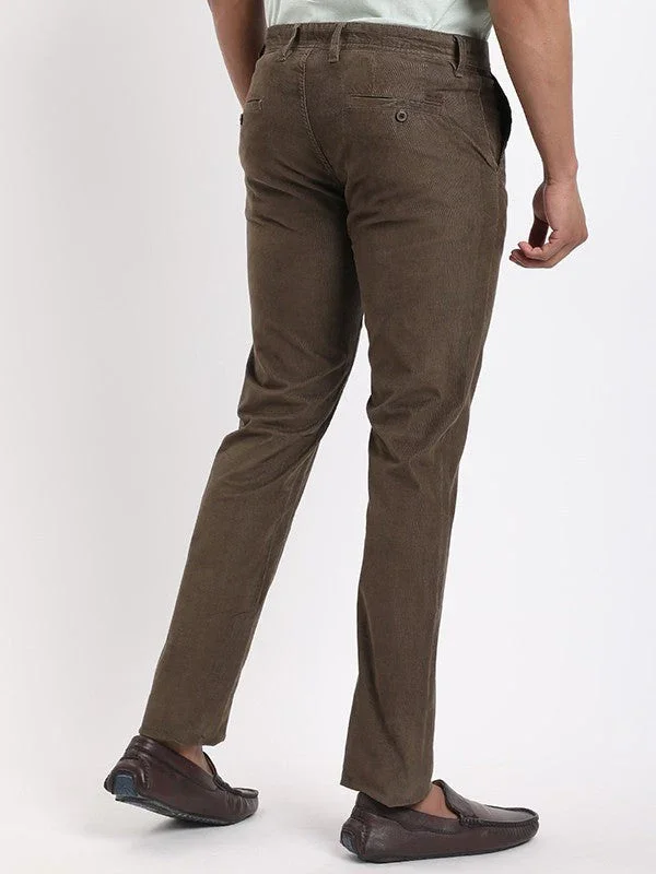 Men's Brooklyn Fit Cotton Stretch Trousers - Image 4