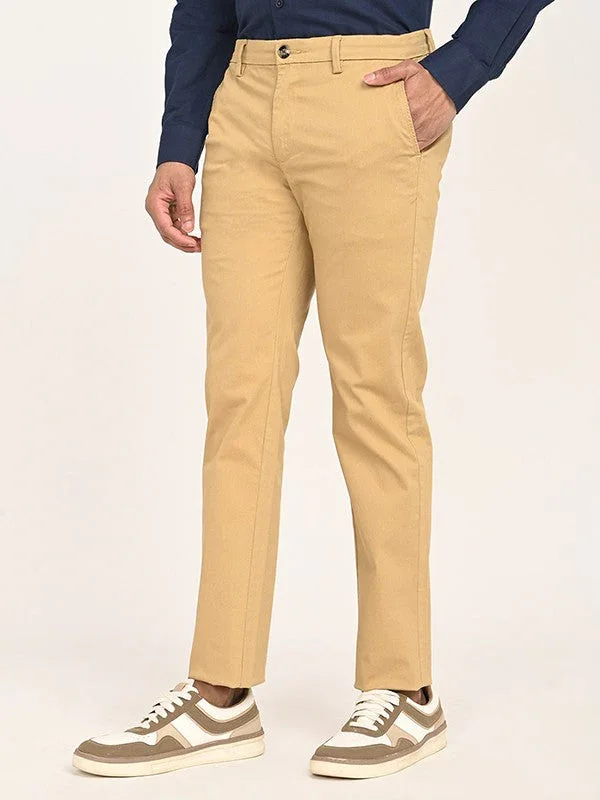Men's Brooklyn Fit Cotton Stretch Trousers - Image 2