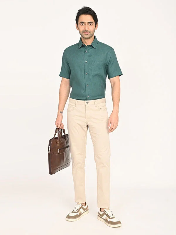Men's Brooklyn Fit Cotton Stretch Trousers - Image 15