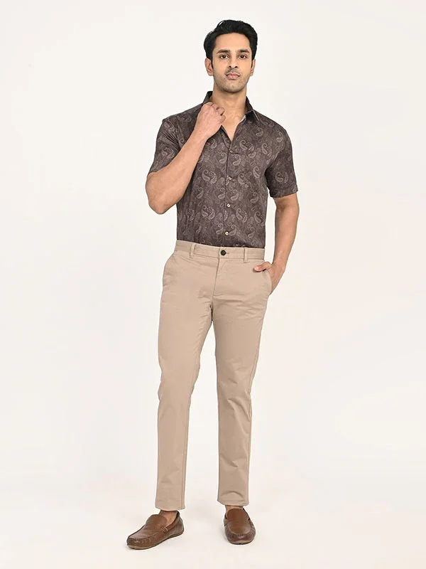 Men's Brooklyn Fit Cotton Stretch Trousers - Image 15