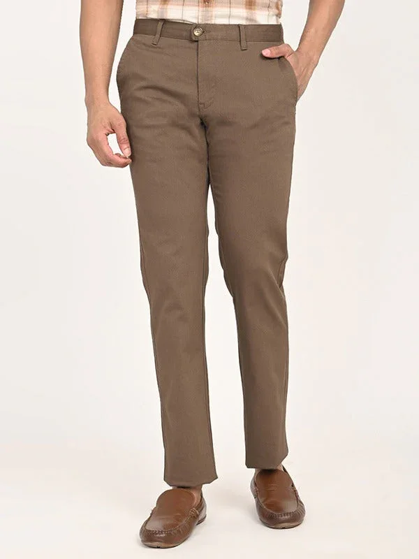 Men's Brooklyn Fit Cotton Stretch Trousers