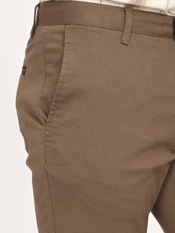 Men's Brooklyn Fit Cotton Stretch Trousers - Image 3