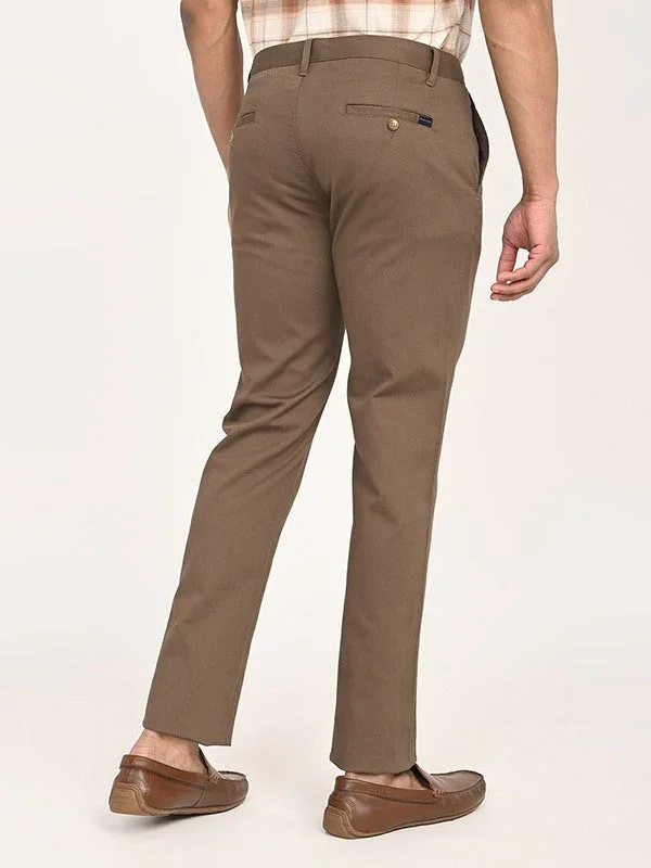 Men's Brooklyn Fit Cotton Stretch Trousers - Image 4