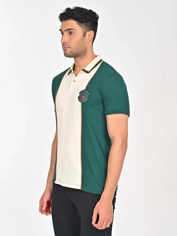 Men's Color Block Polo T-Shirt - Image 2