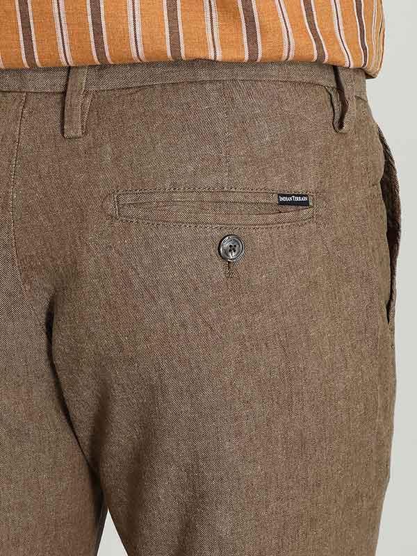 Men's Brooklyn Fit Linen Blend Trousers - Image 11